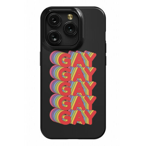 Gay Retro Rainbow Phone Case